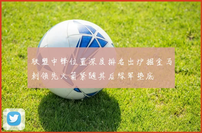 联盟中锋位置深度排名出炉掘金马刺领先火箭紧随其后绿军垫底